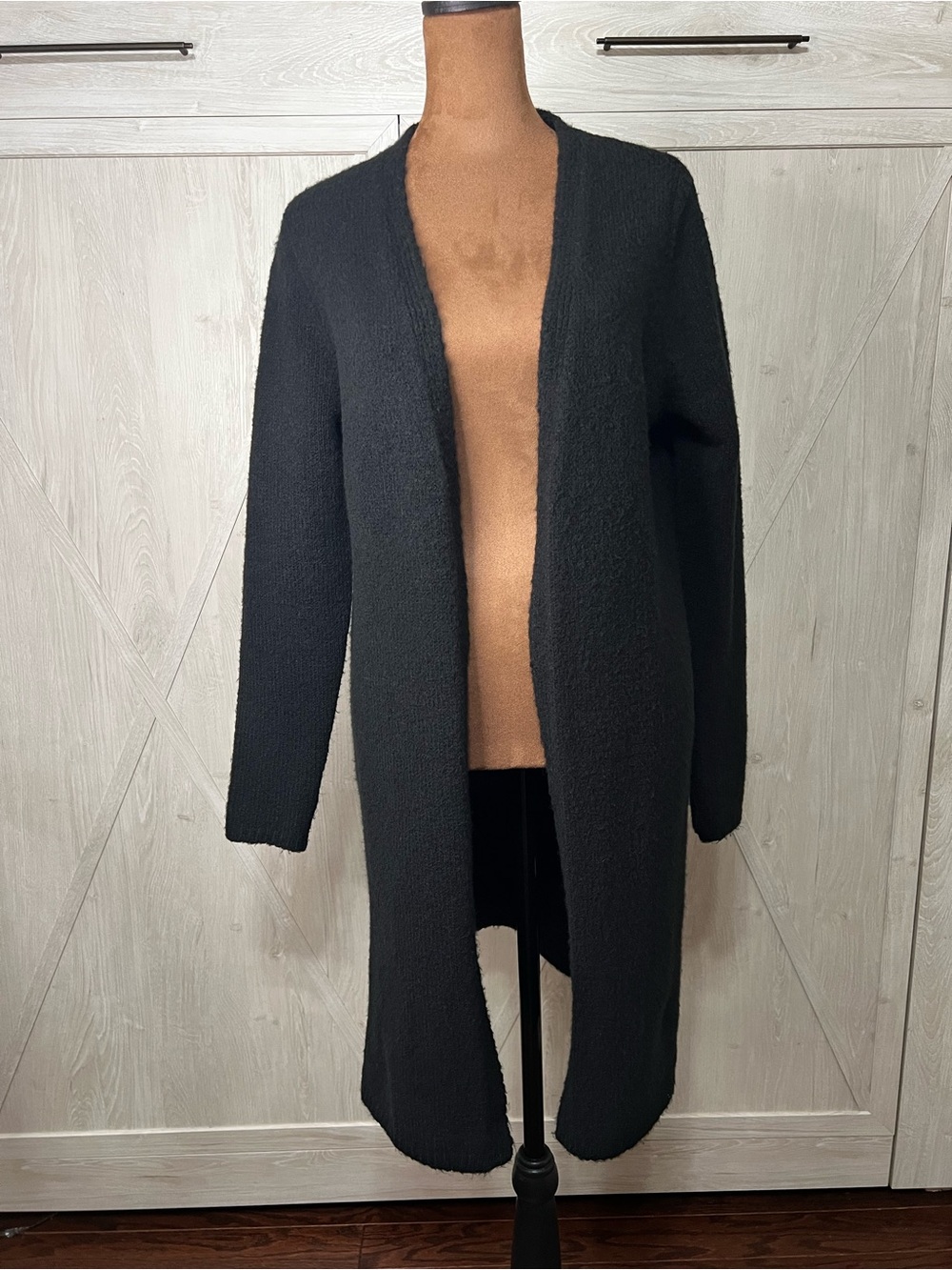 J. Crew Black Fuzzy sweater cardigan Size XS
